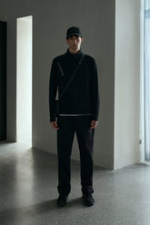 Men's Stand Collar Knitted Jacket